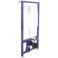 Комплект унитаза с инсталляцией Berges Ego Rimless с сиденьем Микролифт и клавишей смыва Хром арт-047213 — фото 3, Комплекты унитаз + инсталляция