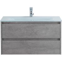 Тумба под раковину BelBagno Kraft 80 подвесная Cemento Grigio арт-KRAFT-800-2C-SO-CG — фото 3, Тумбы под раковину