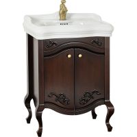 Тумба под раковину Migliore Impero 60 Орех арт-25967 — фото 1, Тумбы под раковину