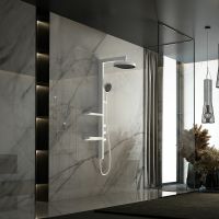 Душевая система Vincea Inspire Белая арт-VSFS-3I11W — фото 2, Душевые стойки