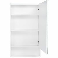 Зеркальный шкаф VIANT Мальта 50 Белый шелк арт-VMAL50BEL-ZSH — фото 3, Зеркальные шкафы в ванную