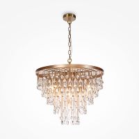 Люстра Maytoni Neoclassic Linn Прозрачная Золото арт-MOD091PL-09G — фото 3, Люстры