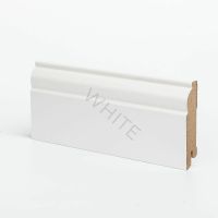 Плинтуса Deartio Эконом Белый МДФ 2050х80х16 мм арт-W04-80 — фото 1, Напольные плинтусы