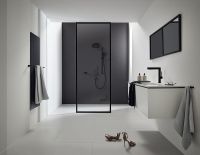 Душевой гарнитур Hansgrohe Vernis Blend Vario Черный матовый арт-26422670 — фото 2, Душевые гарнитуры на штанге