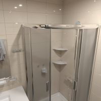 Стеклянная полка Altasan Лотос угловая Белая матовая арт-ЛТ71БМ — фото 3, Полки для ванной и душа