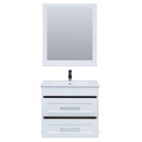 Тумба с раковиной Aquanet Бостон 80 подвесная Белый матовый арт-260664 — фото 8, Тумбы с раковиной