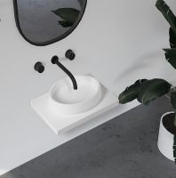 Раковина-чаша Abber Stein 60 Белая матовая арт-AS2605 — фото 5, Раковины накладные