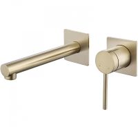 Смеситель для раковины Abber Emotion Золото матовое арт-AF8812G — фото 1, Смесители для раковины