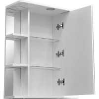 Зеркальный шкаф Stella Polar Концепт Лаура 60/С R с подсветкой Белый арт-SP-00000050 — фото 2, Зеркальные шкафы в ванную