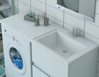 Раковина Эстет Даллас 115 R с местом под стиральную машину Белая арт-ФР-00001937 — фото 4, Раковины на стиральную машину