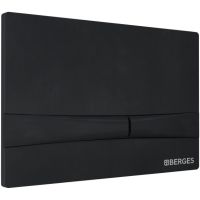 Комплект унитаза Berges Ventas Black с инсталляцией Novum Черный с сиденьем Микролифт и Черной Soft touch клавишей смыва арт-043326 — фото 10, Комплекты унитаз + инсталляция