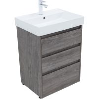 Товар: Тумба под раковину Aquanet Nova Lite 60 Дуб рошелье арт-302470 - фото 8 Тумба под раковину Aquanet Nova Lite 60 Дуб рошелье арт-302470 — фото 8, Тумбы под раковину