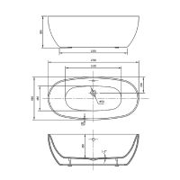 Товар: Акриловая ванна Vincea 170x80 без гидромассажа арт-VBT-405-1700MB - фото 3 Акриловая ванна Vincea 170x80 без гидромассажа арт-VBT-405-1700MB — фото 3, Акриловые ванны