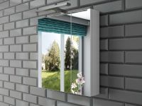 Зеркальный шкаф Эстет Monaco 70 Белый арт-ФР-00002238 — фото 2, Зеркальные шкафы в ванную