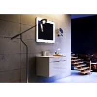 Зеркало Aqwella 5 Stars Malaga 90 Белый арт-Mal.02.09 — фото 2, Зеркала в ванную комнату