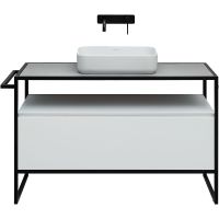 Тумба под раковину Allen Brau Priority 120 Белая матовая арт-1.31004.WM — фото 9, Тумбы под раковину