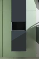 Товар: Шкаф пенал Allen Brau Infinity 35 L подвесной Антрацит матовый арт-1.21010.AM - фото 12 Шкаф пенал Allen Brau Infinity 35 L подвесной Антрацит матовый арт-1.21010.AM — фото 12, Пеналы для ванной комнаты