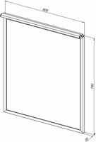 Зеркало Allen Brau Priority 60 с подсветкой Черный браш арт-1.31013.BB — фото 8, Зеркала в ванную комнату