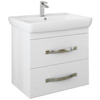 Тумба под раковину Sanflor Одри 60 подвесная Белая арт-Н0000000106 — фото 1, Тумбы под раковину