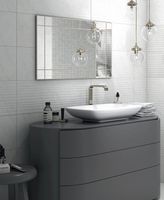 Керамическая плитка Kerama Marazzi Борсари белый структура обрезной настенная 25х75 см арт-12102R — фото 2, Керамическая плитка