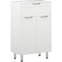 Товар: Тумба Corozo Лея 50 Белая арт-SD-00001510 - фото 4 Тумба Corozo Лея 50 Белая арт-SD-00001510 — фото 4, Комоды и тумбы для ванной комнаты