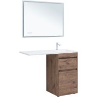 Товар: Тумба с раковиной Aquanet Токио 110 R Дуб веллингтон арт-335586 - фото 4 Тумба с раковиной Aquanet Токио 110 R Дуб веллингтон арт-335586 — фото 4, Тумбы с раковиной