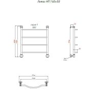 Товар: Водяной полотенцесушитель Тругор Лотос 1 НП 60x50 Хром арт-Лотос1/нп6050 - фото 2 Водяной полотенцесушитель Тругор Лотос 1 НП 60x50 Хром арт-Лотос1/нп6050 — фото 2, Водяные полотенцесушители