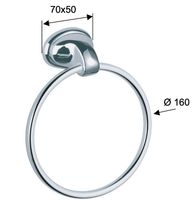 Кольцо для полотенец Remer 900 Хром арт-NV44CR — фото 2, Полотенцедержатели