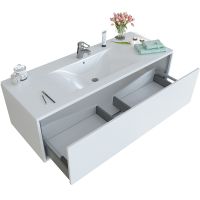 Товар: Тумба с раковиной SanVit Бруно-1 100 подвесная Белая глянцевая арт-kbruno1100w - фото 7 Тумба с раковиной SanVit Бруно-1 100 подвесная Белая глянцевая арт-kbruno1100w — фото 7, Тумбы с раковиной