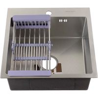 Кухонная мойка Fabia 50х50 Декор арт-50503D — фото 1, Кухонные мойки