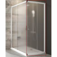 Душевая дверь Ravak Blix BLRV2К-80 профиль Белый стекло Grape арт-1XV40100ZG — фото 1, Раздвижные душевые двери