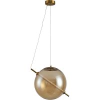 Подвесной светильник Artelamp Нolly Янтарный Полированная медь арт-A3230SP-1PB — фото 1, Подвесные светильники