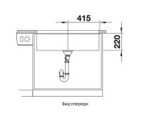 Товар: Кухонная мойка Blanco Subline 800-U Кофе арт-523150 - фото 4 Кухонная мойка Blanco Subline 800-U Кофе арт-523150 — фото 4, Кухонные мойки