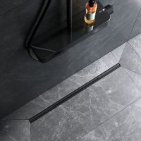 Товар: Душевой лоток AM.PM MasterFlow 80 с Черной матовой решеткой Slim line арт-W01SC-S11-080-05BM - фото 8 Душевой лоток AM.PM MasterFlow 80 с Черной матовой решеткой Slim line арт-W01SC-S11-080-05BM — фото 8, Душевые лотки