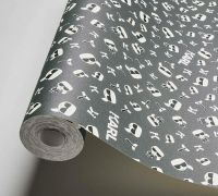 Обои AS Creation Karl Lagerfeld Винил на флизелине (0,53*10,05) Черный, Надписи арт-37843-7 — фото 2, Обои для стен