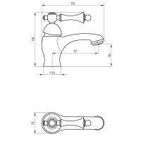 Смеситель для раковины Migliore Bomond Хром арт-30004 — фото 2, Смесители для раковины