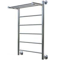 Водяной полотенцесушитель Тругор Аспект 1 П НП 80x50 с полкой Хром арт-Аспект1/нп8050П — фото 1, Водяные полотенцесушители