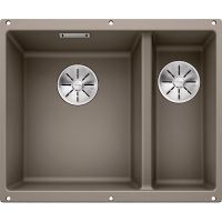 Кухонная мойка Blanco Subline 340/160-U L Серый беж арт-523556 — фото 1, Кухонные мойки