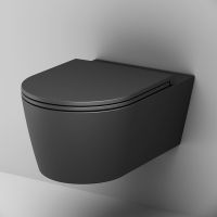 Товар: Унитаз AM.PM Func FlashClean подвесной Черный матовый с сиденьем Микролифт арт-C8F1701MBSC - фото 8 Унитаз AM.PM Func FlashClean подвесной Черный матовый с сиденьем Микролифт арт-C8F1701MBSC — фото 8, Подвесные унитазы