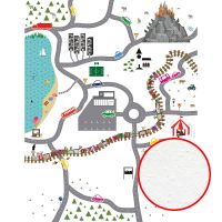 Фреска детская Ortograf Детские 33064 Фактура бархат FX Флизелин (2,1*2,7) Разноцветный, Автомобили/Карты арт-33064 (бархат FX) — фото 1, Фрески