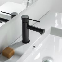 Смеситель для раковины Timo Saona Черный арт-2361/03F — фото 2, Смесители для раковины