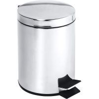 Ведро для мусора Bemeta Trend-i Хром/Черный арт-104315082 — фото 1, Мусорные ведра