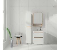 Товар: Тумба под раковину VIANT Мальта 60 подвесная Белая Дуб Вотан арт-VMAL60CO-T2YP - фото 4 Тумба под раковину VIANT Мальта 60 подвесная Белая Дуб Вотан арт-VMAL60CO-T2YP — фото 4, Тумбы под раковину