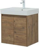 Тумба под раковину Aquanet Nova Lite 60 подвесная Дуб рустикальный арт-298849 — фото 7, Тумбы под раковину