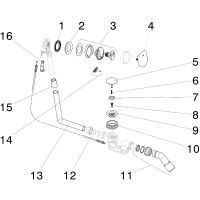 Слив-перелив Viega Multiplex Trio полуавтомат с наливом Хром глянцевый арт-723347 — фото 6, Сливы-переливы