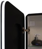 Зеркальный шкаф Континент Eltoro black LED 36 с подсветкой Черный арт-МВК112 — фото 8, Пеналы для ванной комнаты