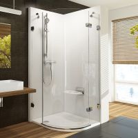 Товар: Душевой уголок Ravak Brilliant BSKK3-90 90х90 R профиль Хром стекло Transparent арт-3UP77A00Y1 - фото 1 Душевой уголок Ravak Brilliant BSKK3-90 90х90 R профиль Хром стекло Transparent арт-3UP77A00Y1 — фото 1, Душевые уголки четверть круга