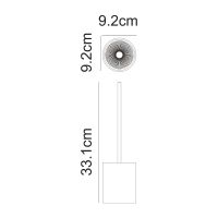 Ершик для унитаза WasserKRAFT Havel Белый арт-K-7427 — фото 2, Ершики для унитаза