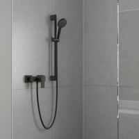 Товар: Смеситель для душа Hansgrohe Vernis Shape Черный матовый арт-71650670 - фото 2 Смеситель для душа Hansgrohe Vernis Shape Черный матовый арт-71650670 — фото 2, Смеситель для душа