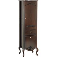 Шкаф пенал Migliore Impero 48 R Орех арт-26070 — фото 1, Пеналы для ванной комнаты